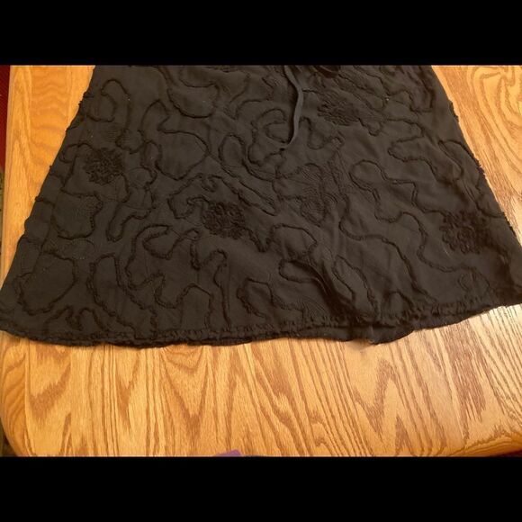 Max Studio Embroidered Black Skirt - Picture 6 of 8